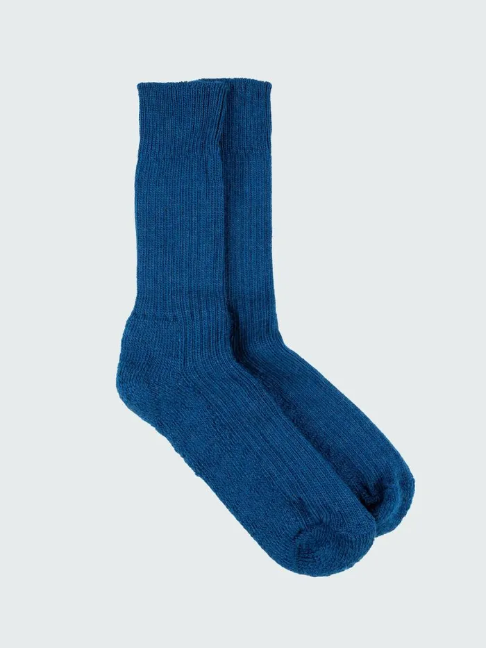 MenWomen Ribbed Sock Kingfisher Finisterre Socks