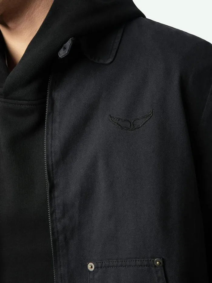 Men Zadig and Voltaire Jackets and Coats Lonnice Jacket Black Men Zadig and Voltaire Jackets and Coats Lonnice Jacket Black