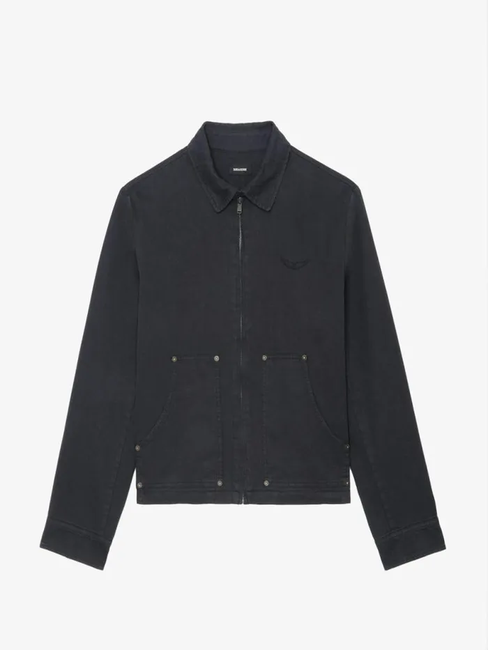 Men Zadig and Voltaire Jackets and Coats Lonnice Jacket Black Men Zadig and Voltaire Jackets and Coats Lonnice Jacket Black