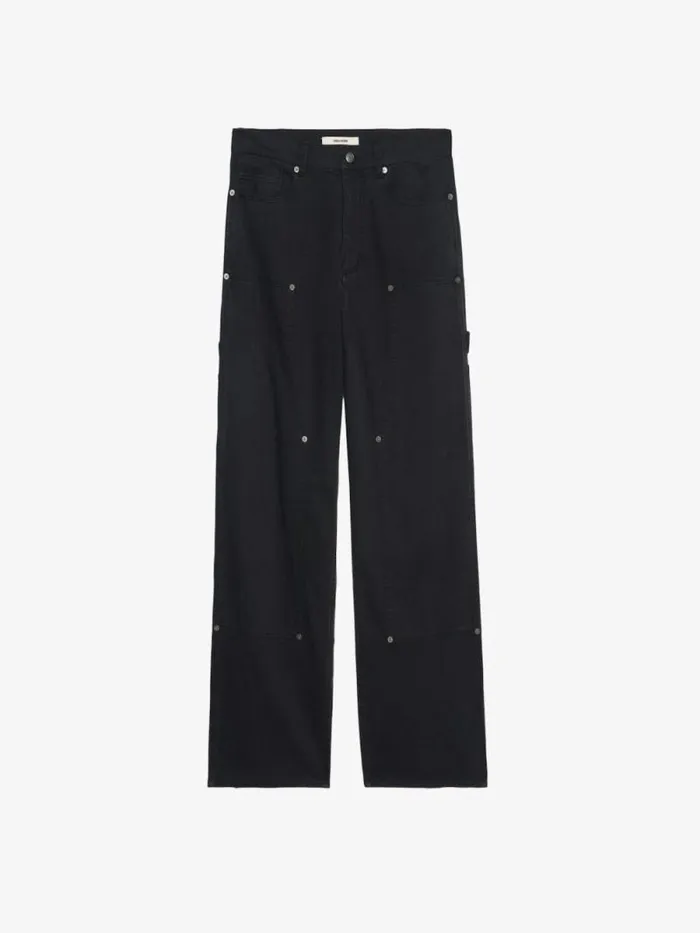 Men Zadig and Voltaire Pants and Shorts Perry Pants Black