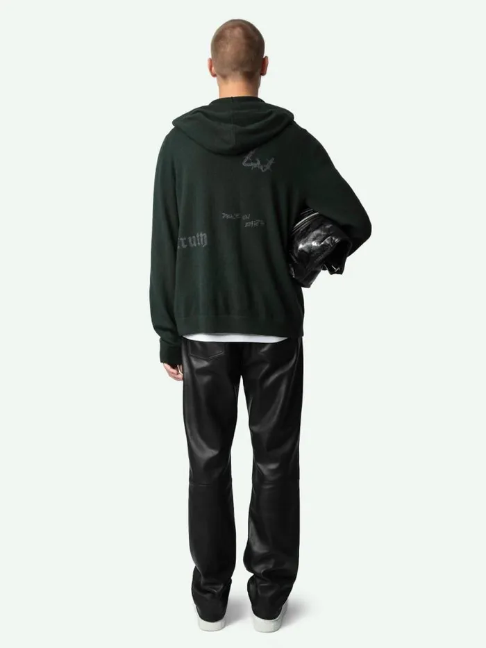 Men Zadig and Voltaire Sweaters and Cardigans Clash Cardigan Beetle Men Zadig and Voltaire Sweaters and Cardigans Clash Cardigan Beetle
