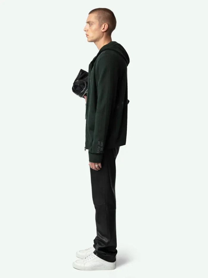 Men Zadig and Voltaire Sweaters and Cardigans Clash Cardigan Beetle Men Zadig and Voltaire Sweaters and Cardigans Clash Cardigan Beetle
