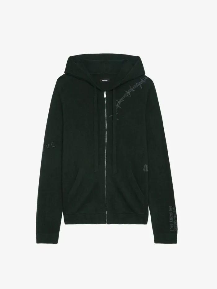 Men Zadig and Voltaire Sweaters and Cardigans Clash Cardigan Beetle Men Zadig and Voltaire Sweaters and Cardigans Clash Cardigan Beetle