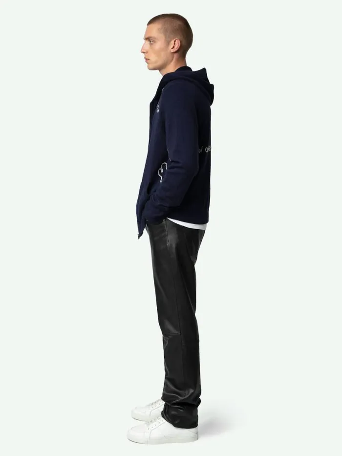 Men Zadig and Voltaire Sweaters and Cardigans Clash Cardigan Encre