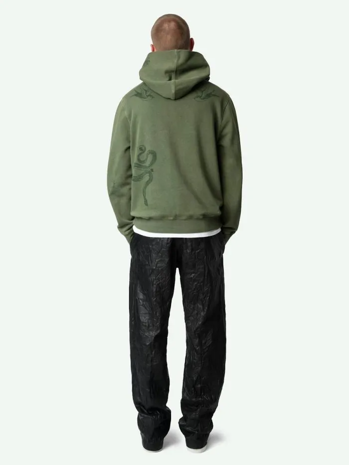 Men Zadig and Voltaire Sweatshirts and Hoodies Sanchi Sweatshirt Used Kaki Men Zadig and Voltaire Sweatshirts and Hoodies Sanchi Sweatshirt Used Kaki