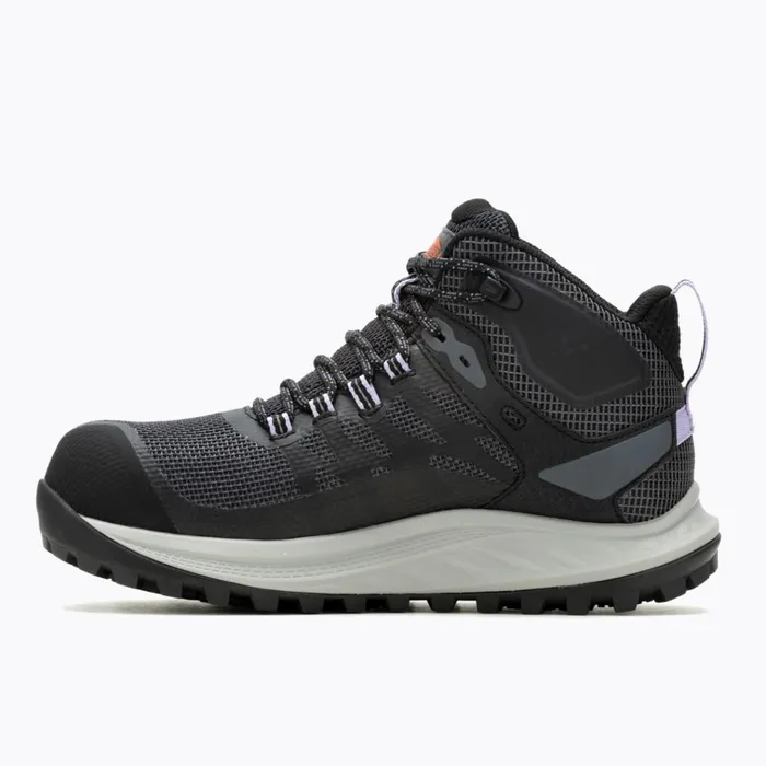 Merrell Antora Mid Waterproof Carbon Fiber Shoe Black Women Boots