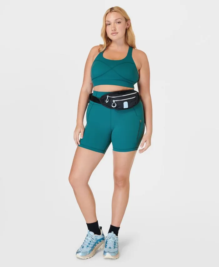 Merrell Ascend Power Bra X Sweaty Betty Cabin Blue Women Tops