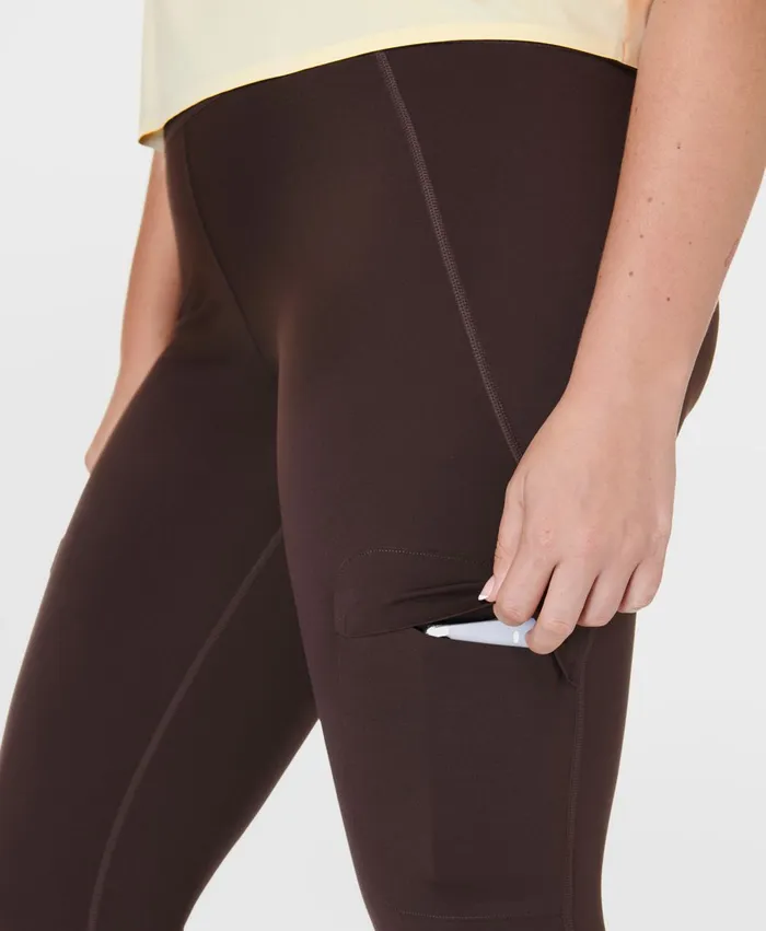 Merrell Ascend Power Cargo Workout Legging X Sweaty Betty Cacao Brown Women Bottoms