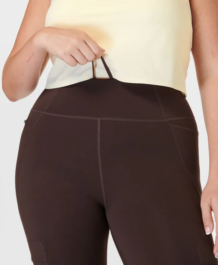 Merrell Ascend Power Cargo Workout Legging X Sweaty Betty Cacao Brown Women Bottoms
