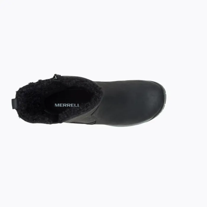 Merrell Encore 4 Tall Zip Polar Waterproof Wide Width Black Women Boots
