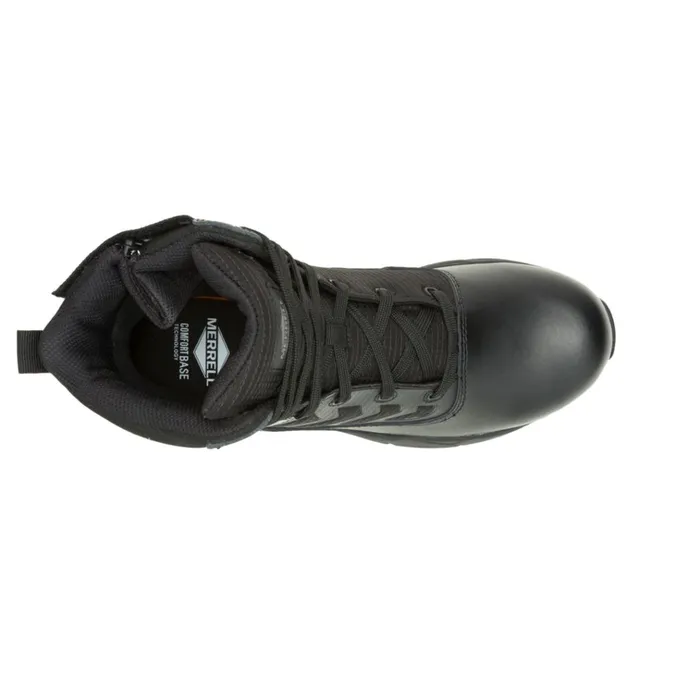 Merrell Fullbench Tactical 8039039 Zip Waterproof Black Men Boots