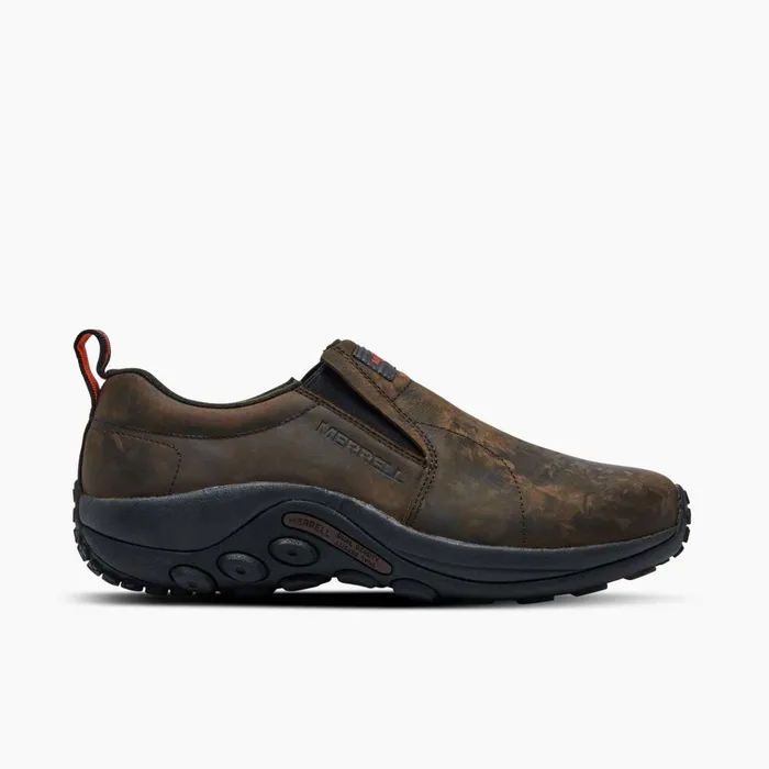 Merrell Jungle Moc Leather Sr Work Shoe Espresso Men SlipOns