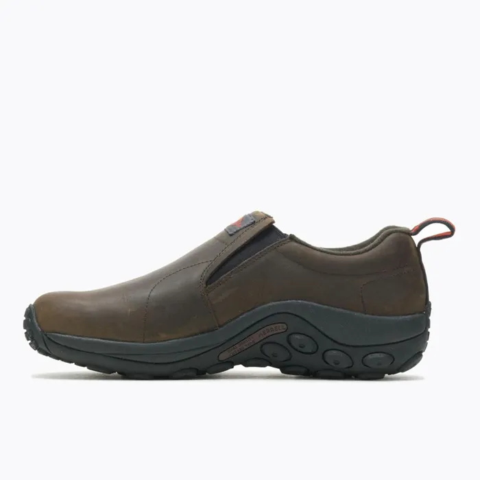 Merrell Jungle Moc Leather Sr Work Shoe Espresso Men SlipOns