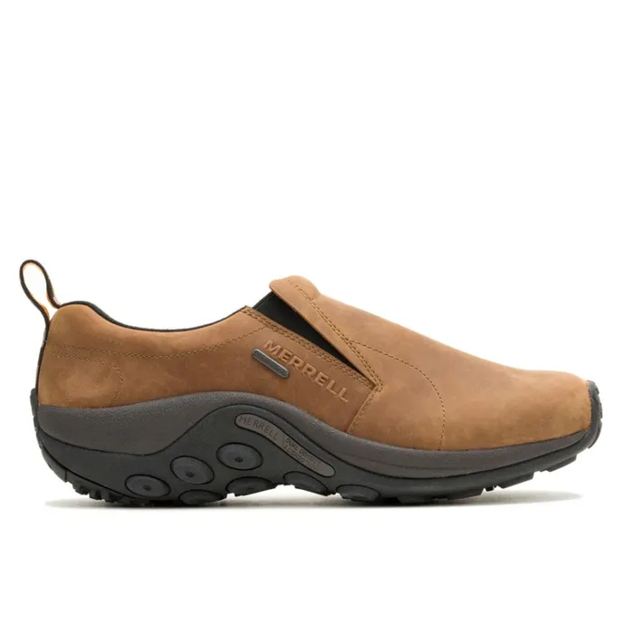 Merrell Jungle Moc Nubuck Waterproof Brown Men SlipOns