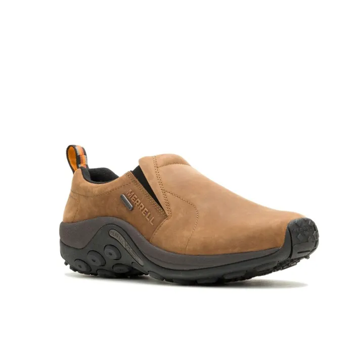Merrell Jungle Moc Nubuck Waterproof Brown Men SlipOns