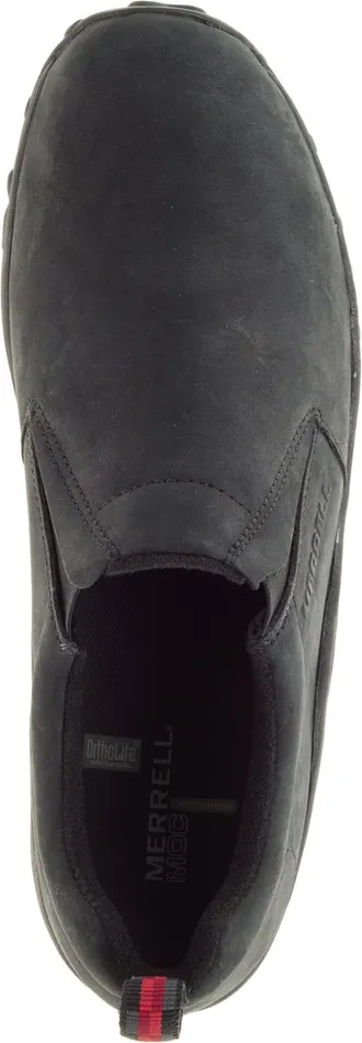 Merrell Jungle Moc Nubuck Wide Width Black Men SlipOns