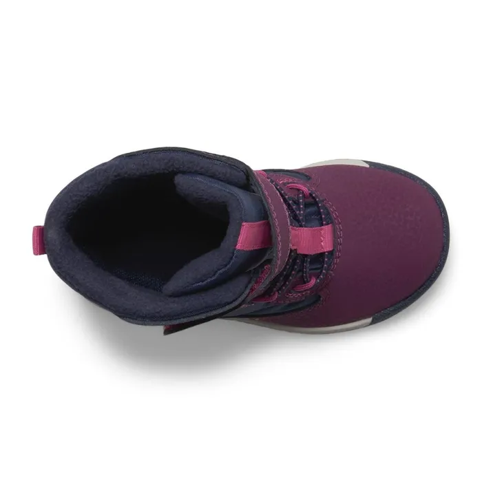 Merrell Little Snow Bank Jr Waterproof Boot Navyberry Kids Winter Boots