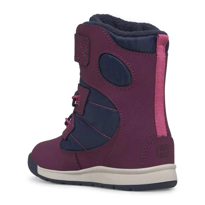 Merrell Little Snow Bank Jr Waterproof Boot Navyberry Kids Winter Boots