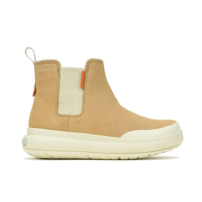 Merrell Marquette Thermo Pull On Waterproof Tan Women Boots