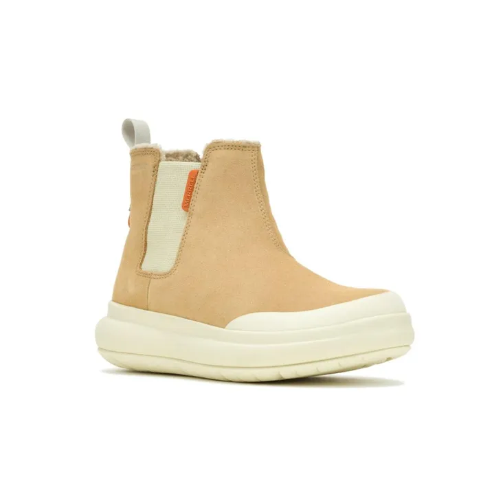 Merrell Marquette Thermo Pull On Waterproof Tan Women Boots