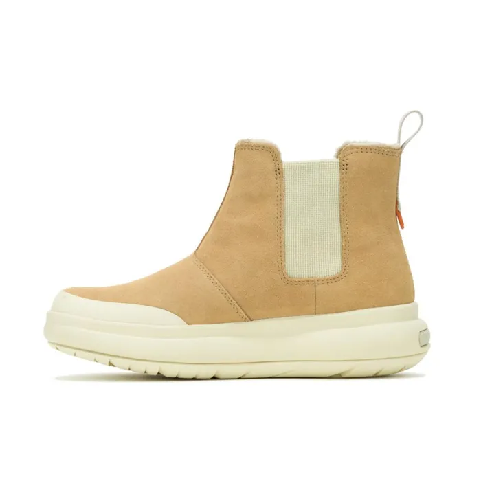 Merrell Marquette Thermo Pull On Waterproof Tan Women Boots