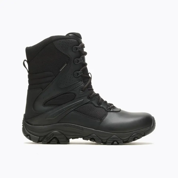 Merrell Moab 3 8034 Tactical Response Zip Waterproof Boot Wide Width Black Men Boots