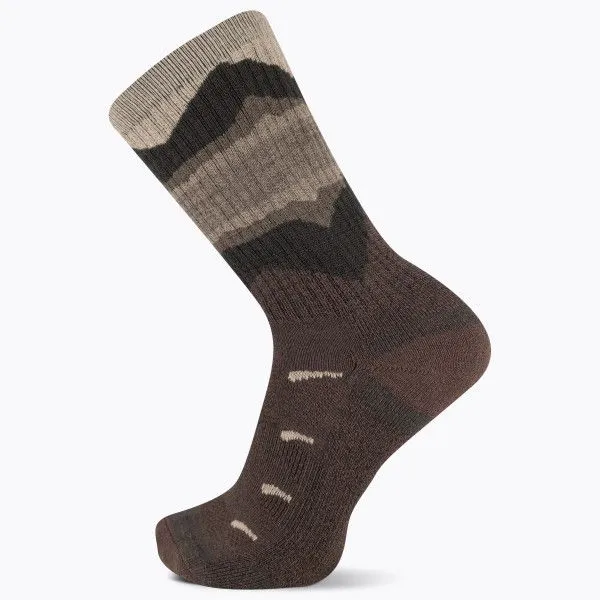 Merrell Moab Hiking Crew Sock Brown Grey MenWomen Socks