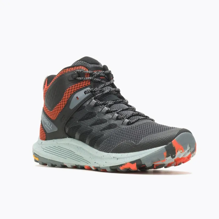 Merrell Nova 3 Mid Waterproof Blacktangerine Men Boots