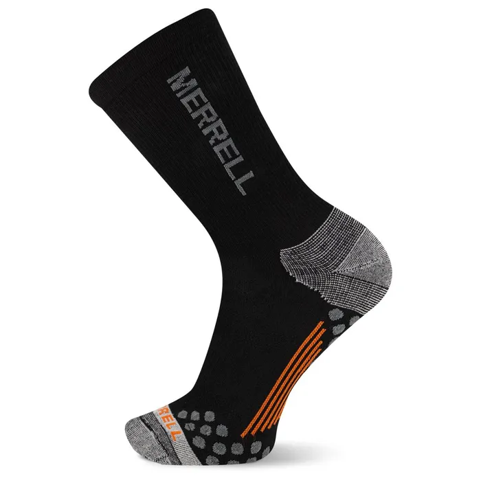 Merrell Retrail 100 Recycled Hiker Crew Sock Black MenWomen Socks
