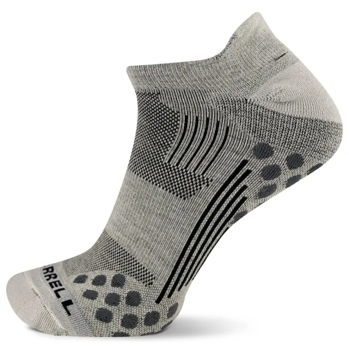Merrell Retrail 100 Recycled Hiker Low Cut Tab Sock Gray MenWomen Socks