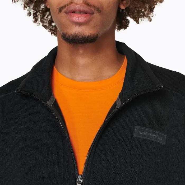Merrell Sweater Weather Full Zip Black Men Tops