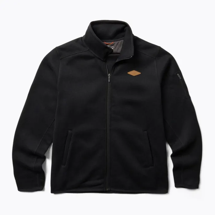 Merrell Sweater Weather Full Zip Black Men Tops