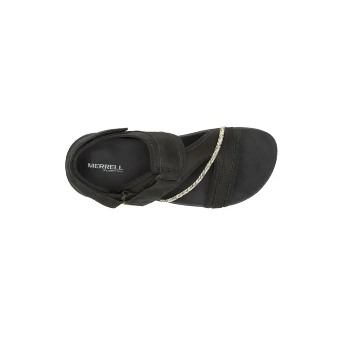 Merrell Terran 4 Backstrap Wide Width Black Women Sandals
