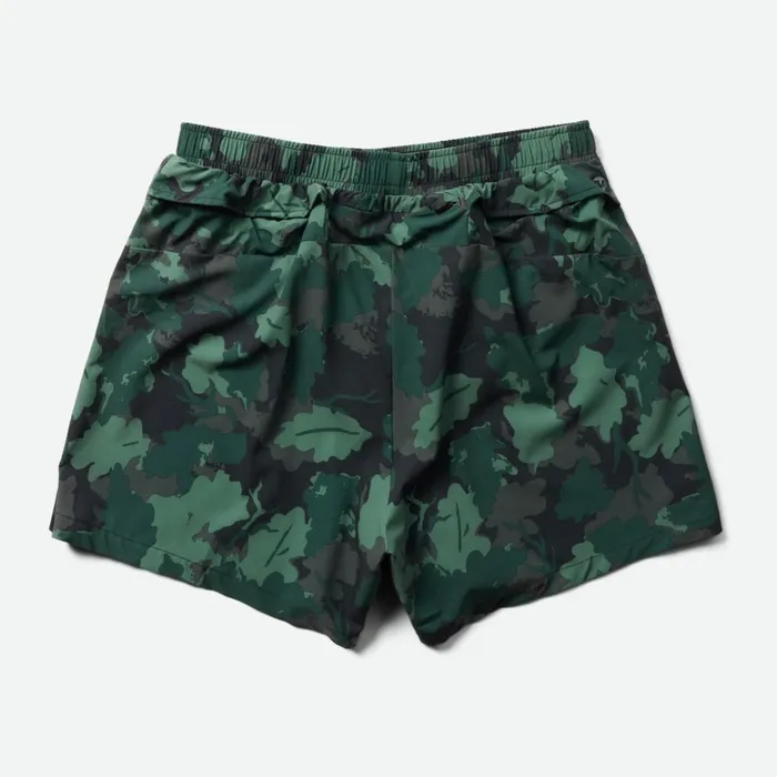 Merrell Trail Running Short Sea Moss Leaf Print Men Bottoms