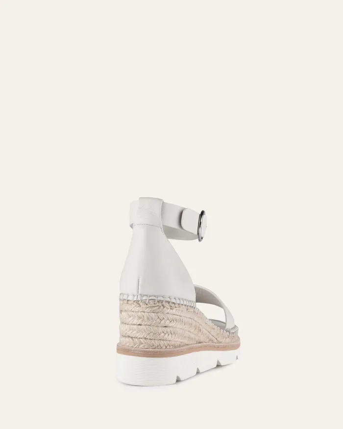 MID SANDALS jomercer Women Kelly mid heel wedges bone leather MID SANDALS jomercer Women Kelly mid heel wedges bone leather