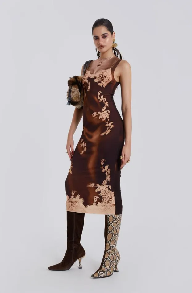 Midi Dresses Women Jaded London Let It Slip Midi Dress