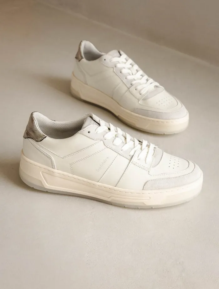 Miley Off White and Cosmic Grey Women Bobbies Sneakers