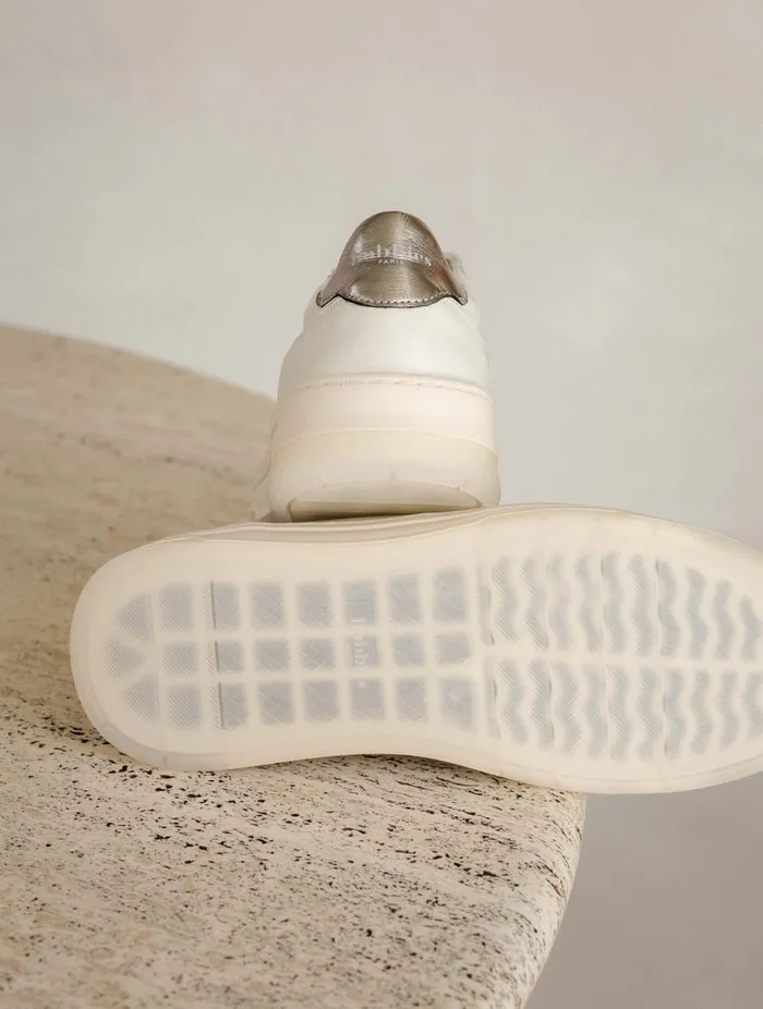 Miley Off White and Cosmic Grey Women Bobbies Sneakers