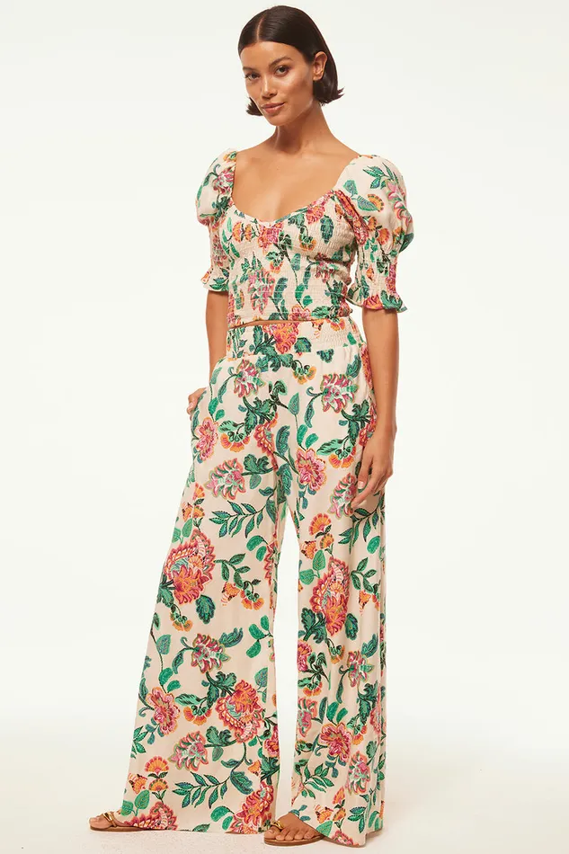 Misa Los Angeles Alia Pant Malika Paisley Floral Women Pants