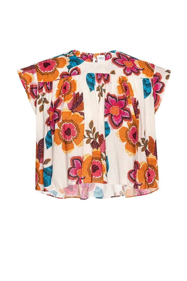 Misa Los Angeles Alina Top Flora Marbella Women Matching Sets