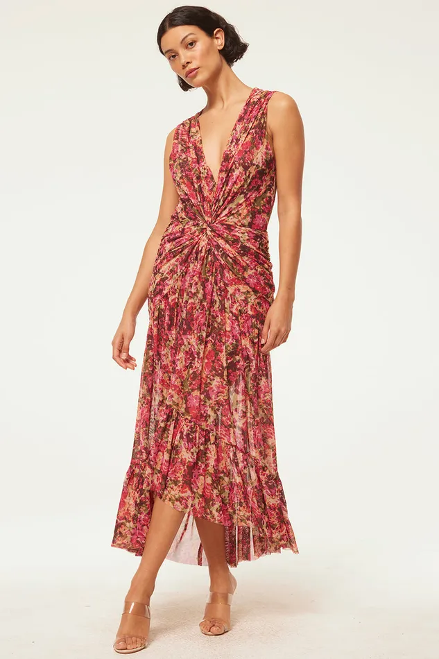 Misa Los Angeles Ava Dress Sedona Abstract Women Dresses