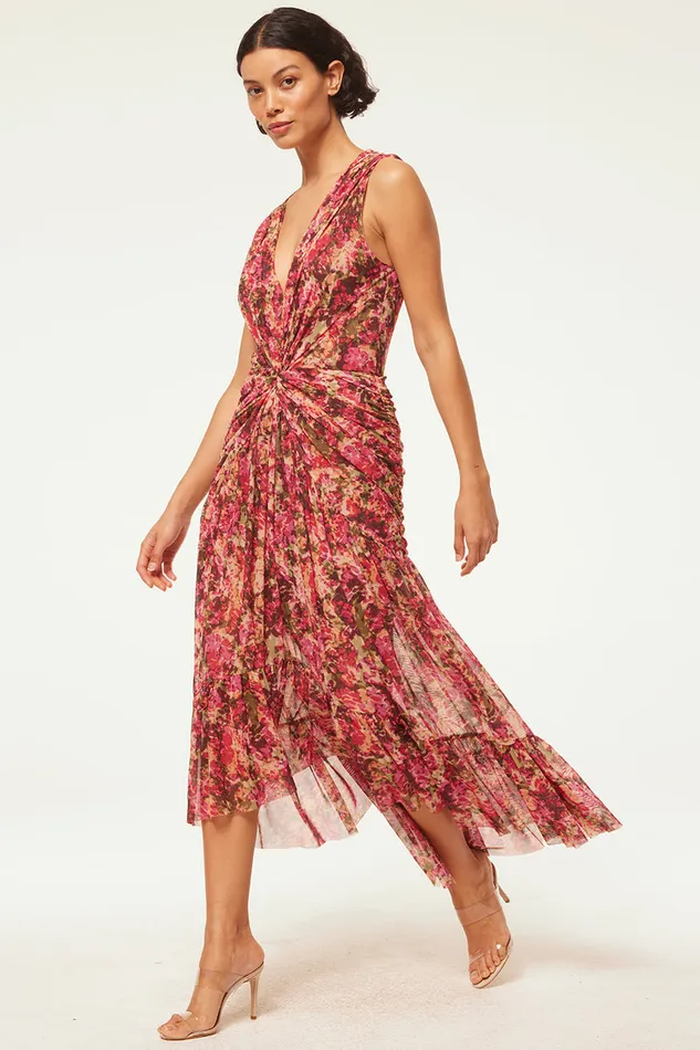 Misa Los Angeles Ava Dress Sedona Abstract Women Dresses