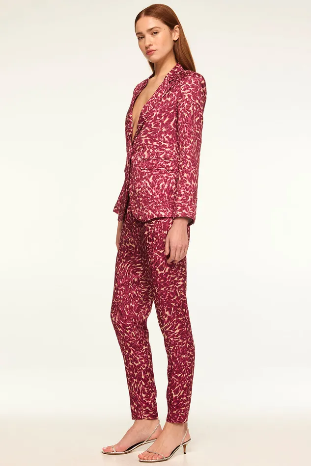 Misa Los Angeles Catroux Jacket Fauna Abstract Women Jackets