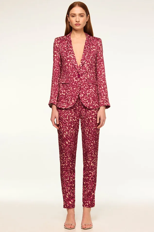 Misa Los Angeles Catroux Jacket Fauna Abstract Women Tops