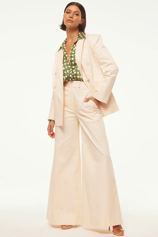 Misa Los Angeles Celine Top Rattan Tile Women Tops