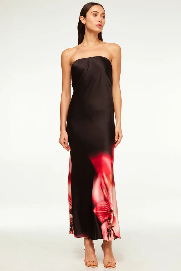 Misa Los Angeles Cheryl Dress Midnight Orchid Women Dresses