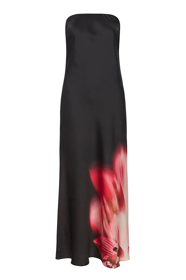 Misa Los Angeles Cheryl Dress Midnight Orchid Women Dresses