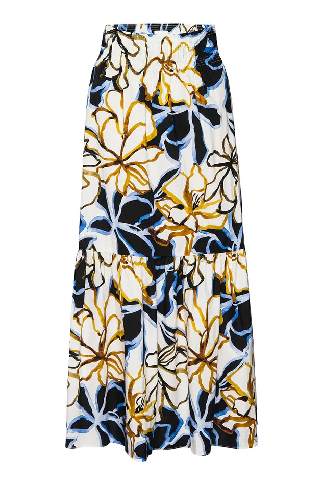 Misa Los Angeles Elna Skirt Bold Blooms Cotton Women Matching Sets