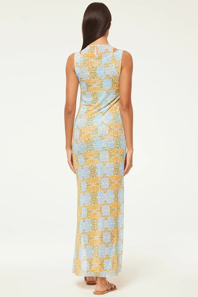 Misa Los Angeles Fernanda Dress Citrus Slice Women Jersey and Mesh