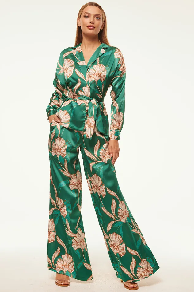 Misa Los Angeles Filippa Pant Cartagena Flora Women Matching Sets